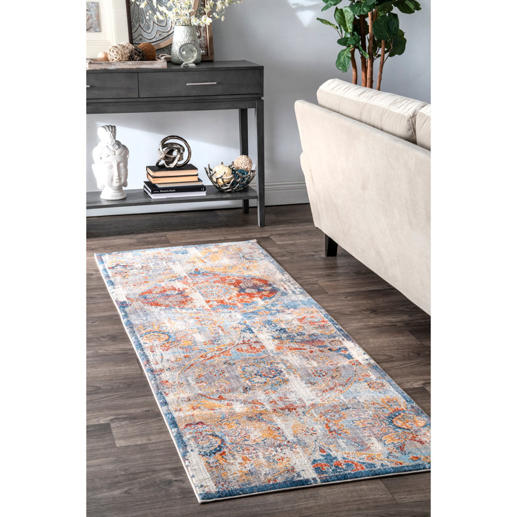World Menagerie Arteaga Blue Area Rug & Reviews Wayfair